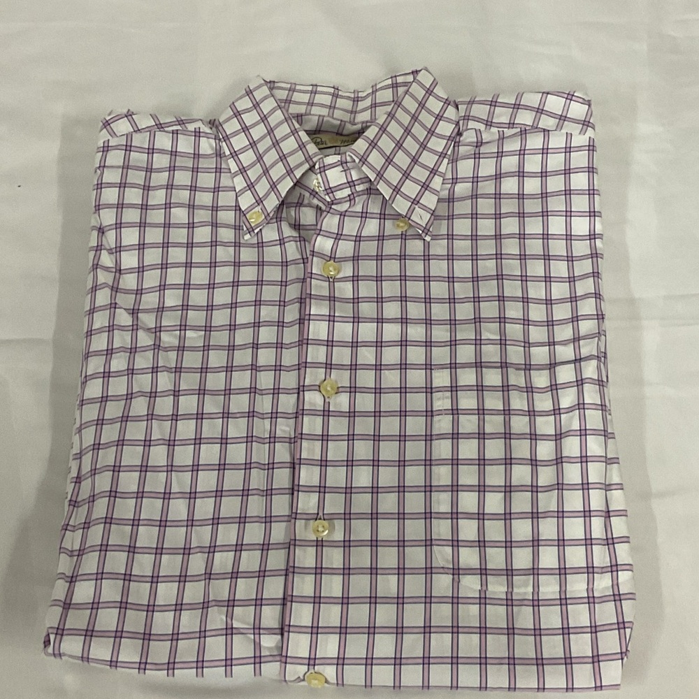 EUC Mens long sleeve Peter Millar button down shirt
